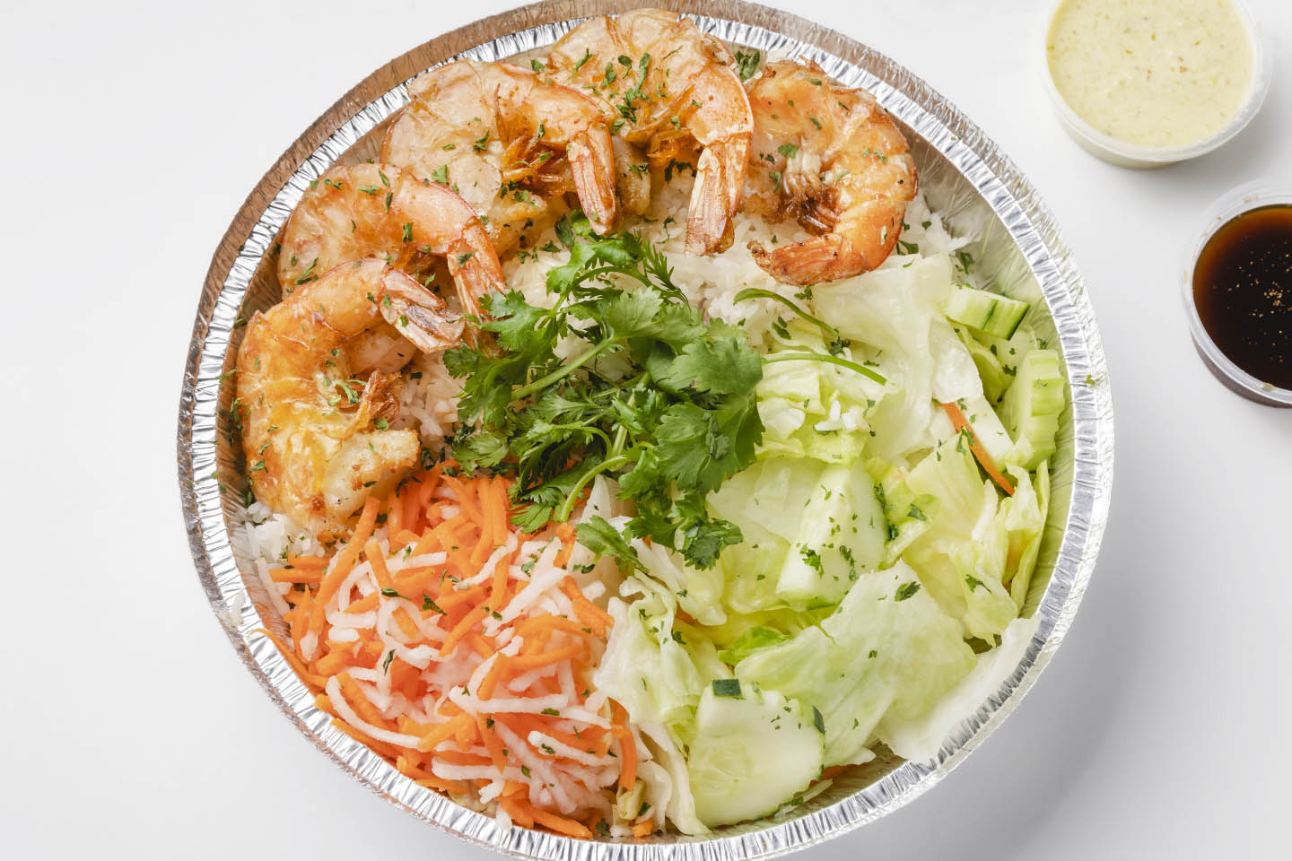 Jumbo Tiger Shrimp Rice Bowl